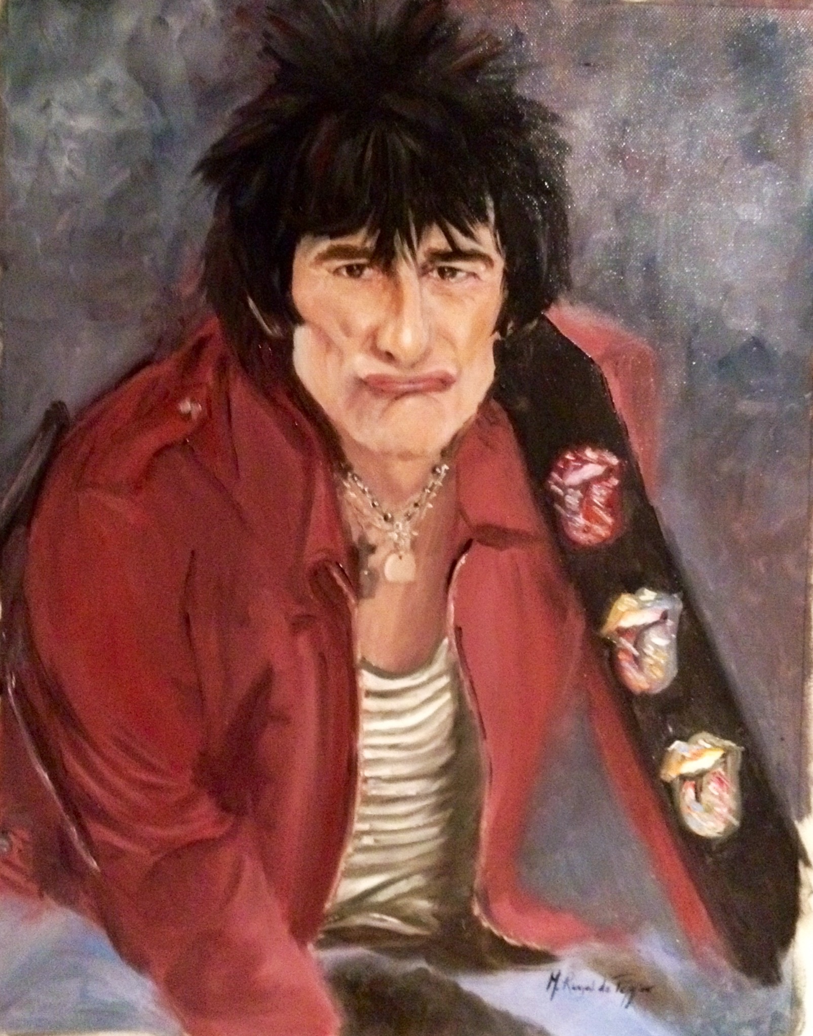 Portrait of Ronnie Wood