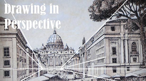 Drawing in Perspective: How to Draw in Perspective - a Practical Guide for Artists