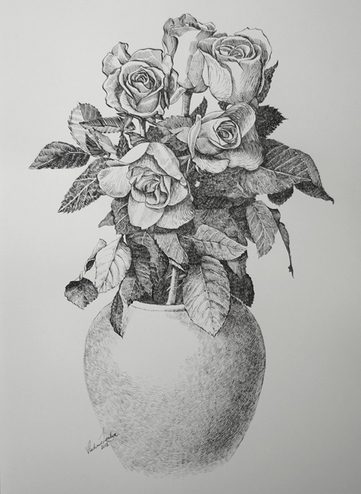 nature pencil drawing Lesson a by Drawing Draw Video How  Rose to Academy