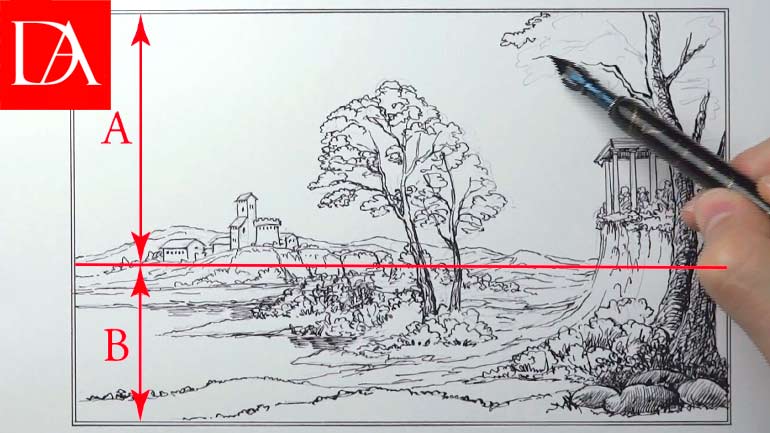 How to Draw a Scenery