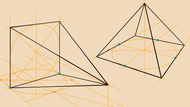 How to Draw Pyramids in Perspective