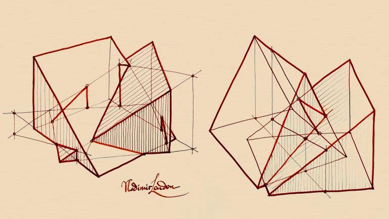 How to Intersect Triangular Prisms in Perspective