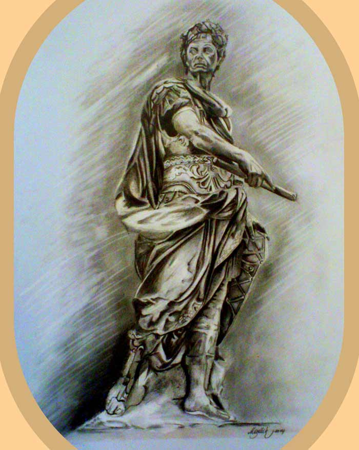 Roman Emperor drawing - Drawing Academy | Drawing Academy