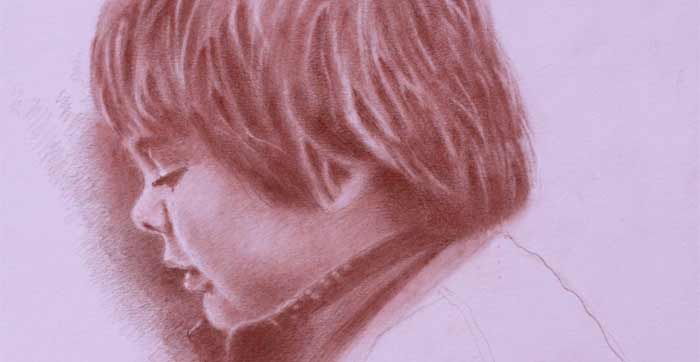 My-Son-Drawing-in-red-pencil