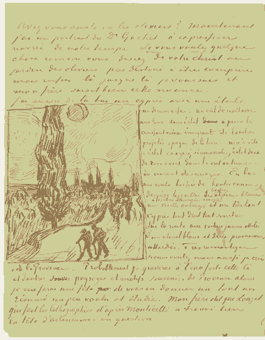 Vincent-Van-Gogh-Tree drawings-13