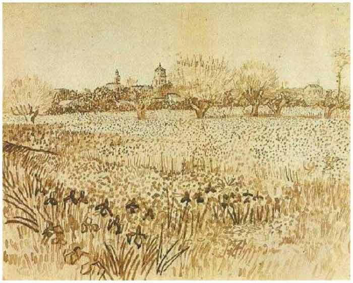 Vincent-Van-Gogh-Tree drawing