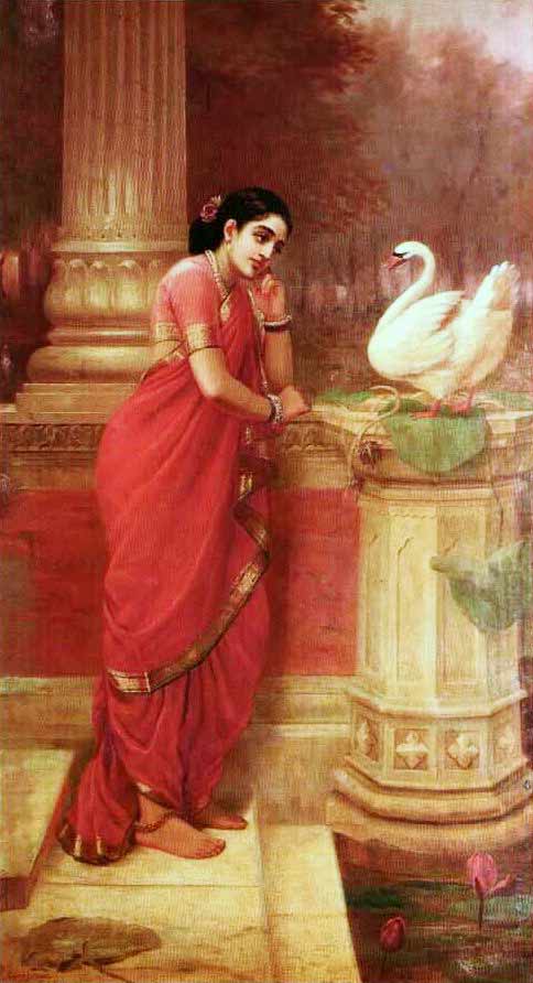 saraswathi ravi varma painting