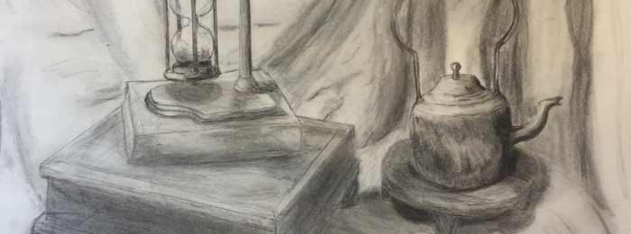 Still-Life in Charcoal