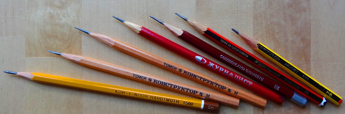 Mechanical vs. wooden case pencils