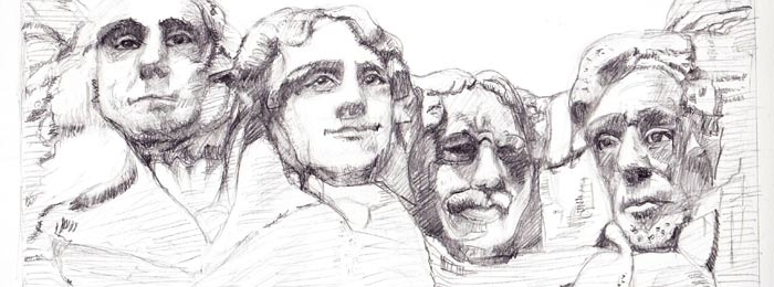 Mount Rushmore Drawing  Drawing Academy  Drawing Academy