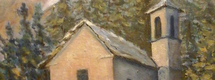 Church painting by Loreta Ferroni