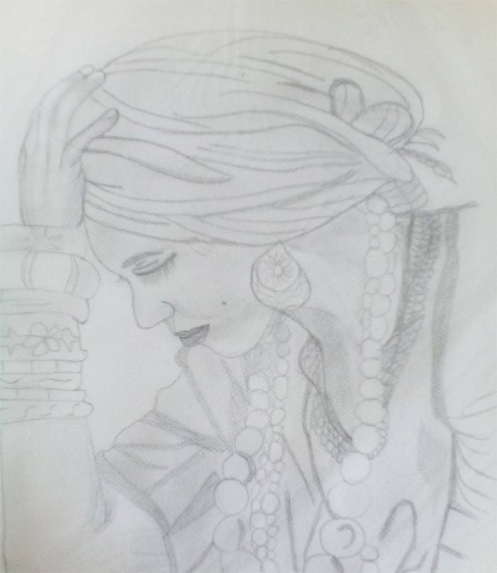 Drawing by Maryam