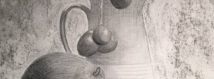 Still-life drawing by Peter R., Drawing Academy student