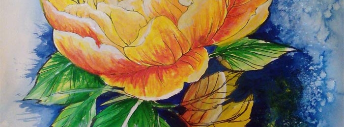 Flower artwork from Joana