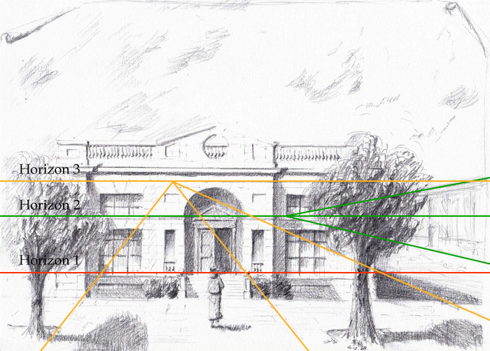 Architectural drawing by Edward Pan