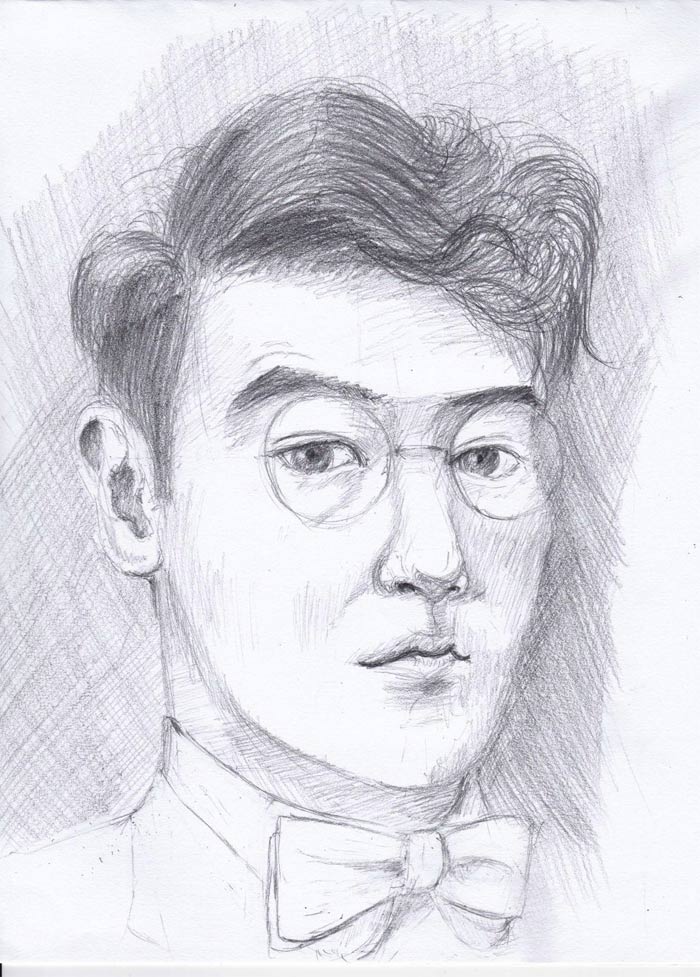 Self-portrait by Edward Pan