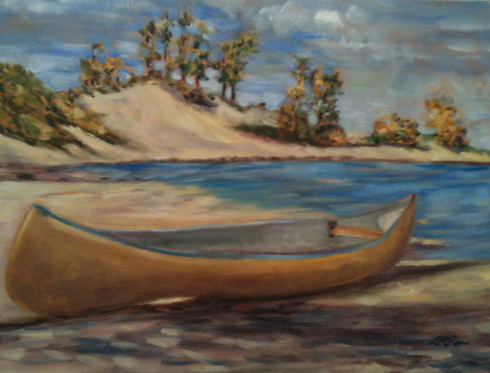 Painting by Laurie McRae