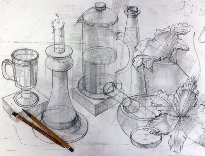 STILL LIFE DRAWING on Behance