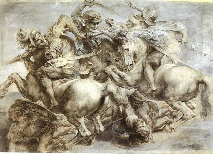 The-Battle-of-Anghiari-1505-is-a-lost-painting-by-Leonardo-da-Vinci