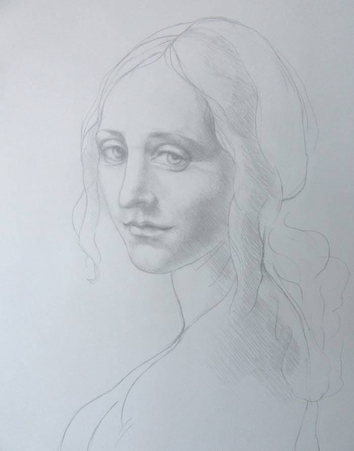 Drawing after Leonardo da Vinci