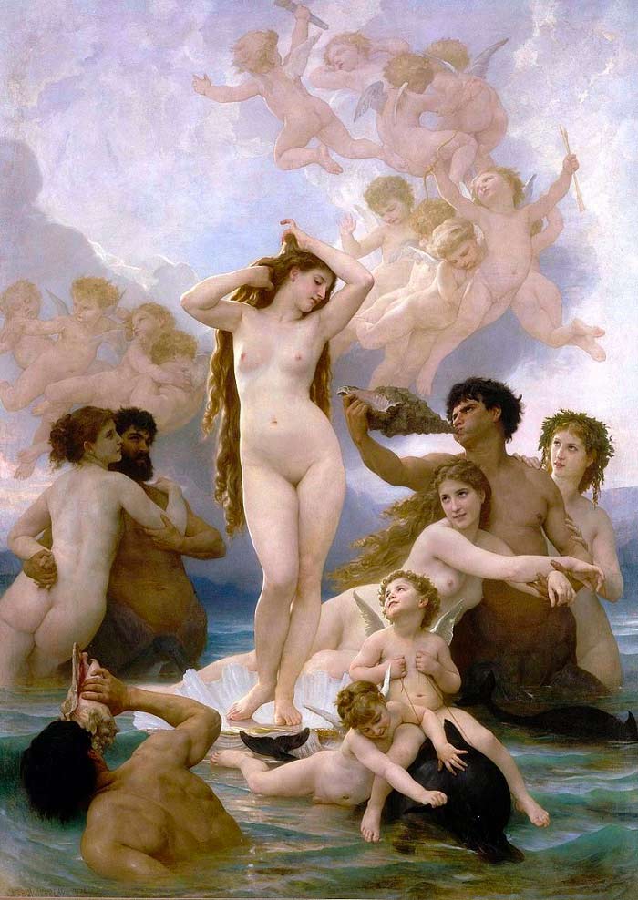 When-Venus-tells-the-Story-of-Art_William-Bouguereau