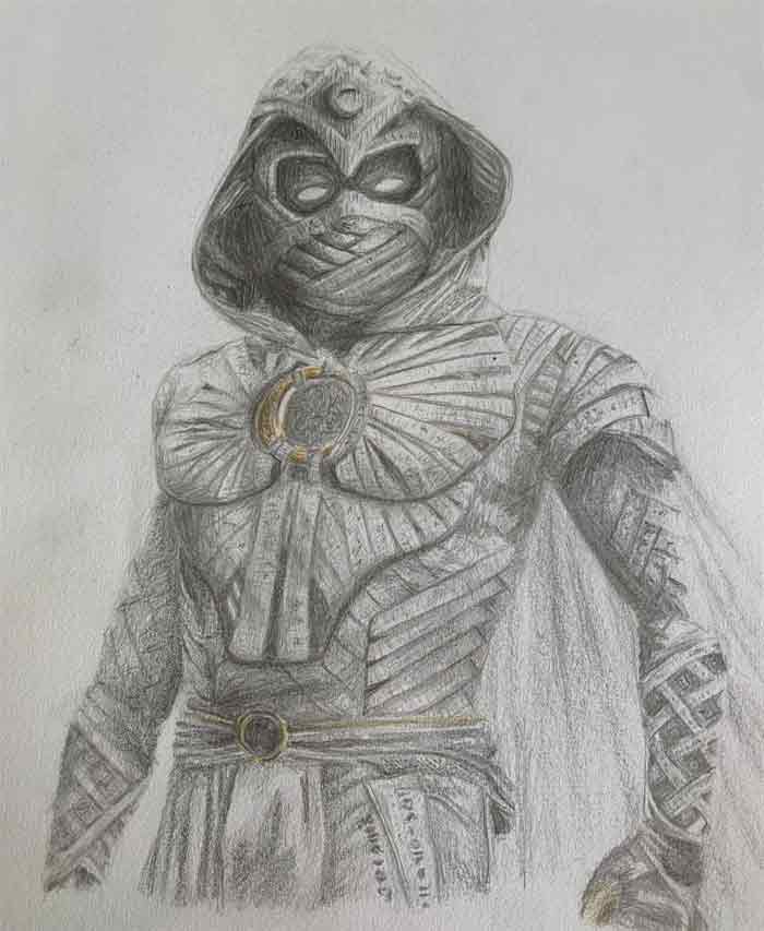 Moon Knight Drawing (From TV Show