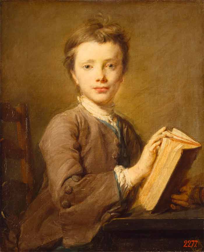 Boy with a Book by Jean-Baptiste Peronau