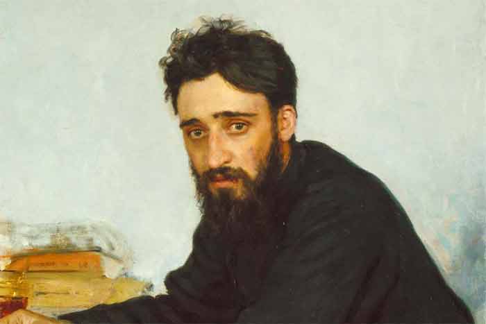 Prevolod Mikhailovich Garcin by Ilya Repin