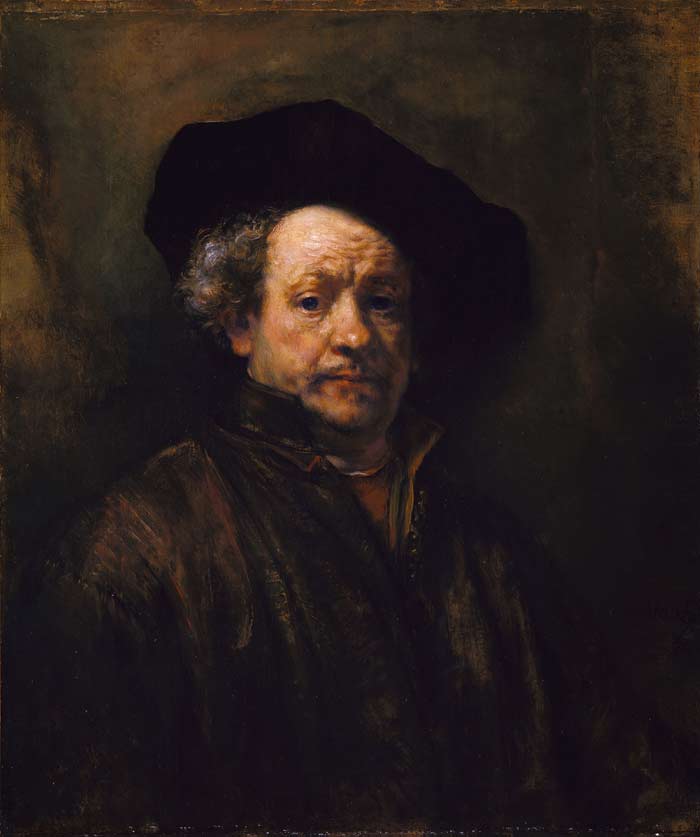 Rembrandt, self-portrait