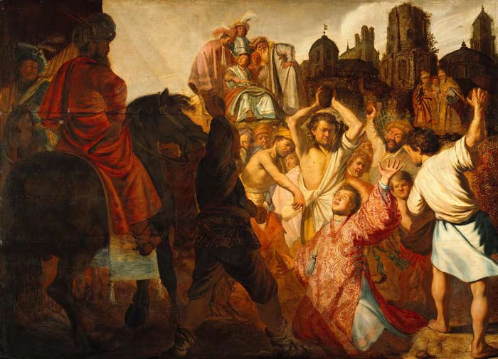 The stoning of Saint Stephen 