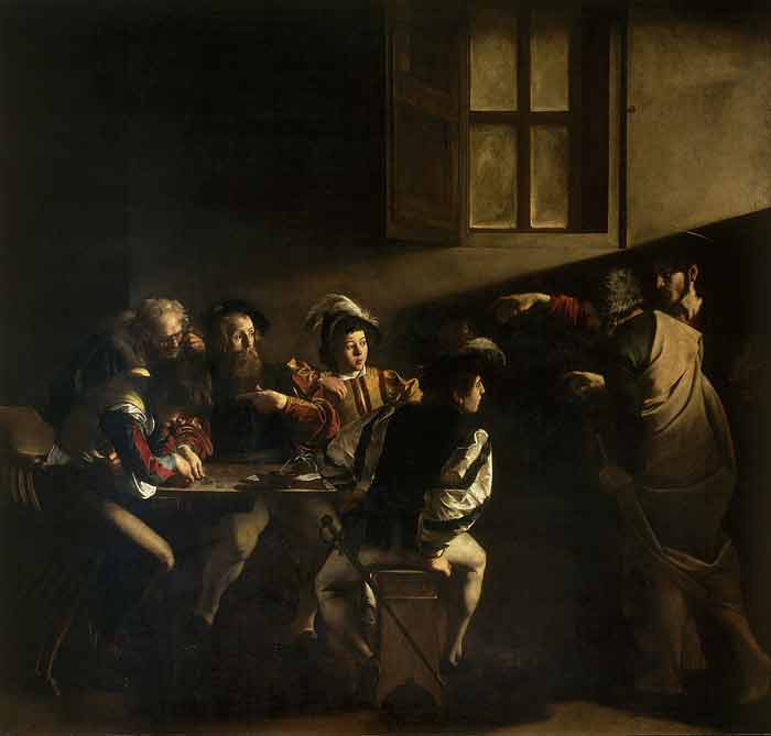 Caravaggio - The calling of Saint Matthew