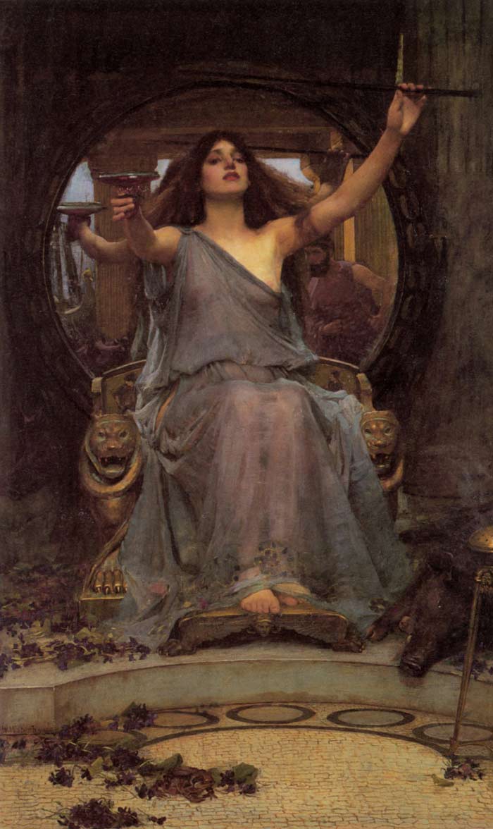 Circe in the Works of Waterhouse