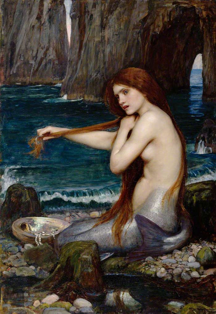 John William Waterhouse - A Mermaid