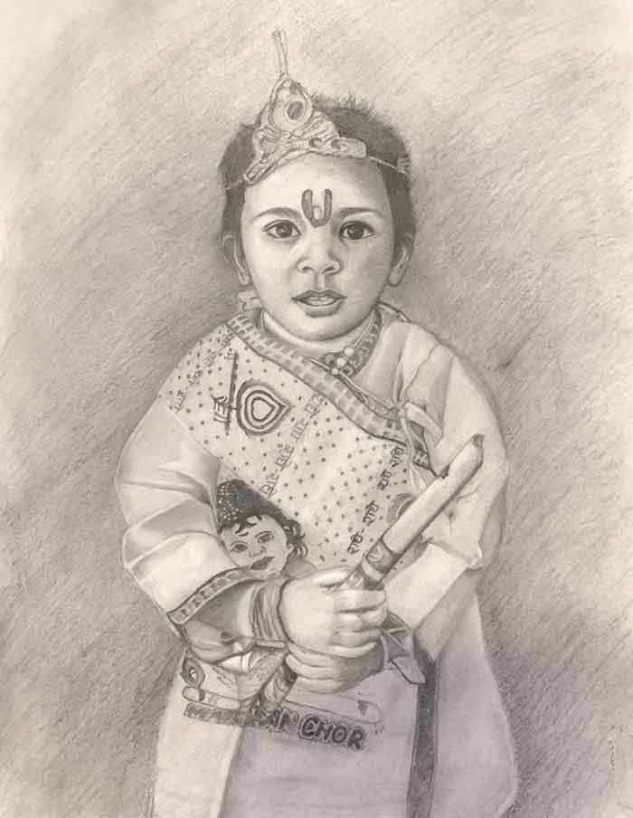 Drawings by Niraj Maharjan