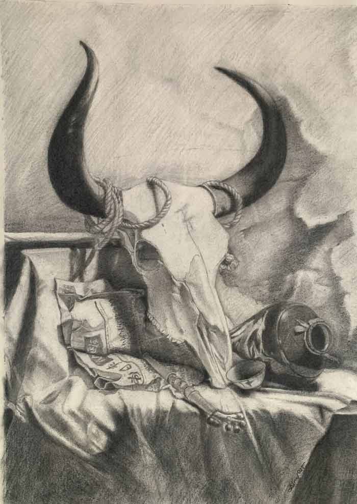 Drawings by Niraj Maharjan