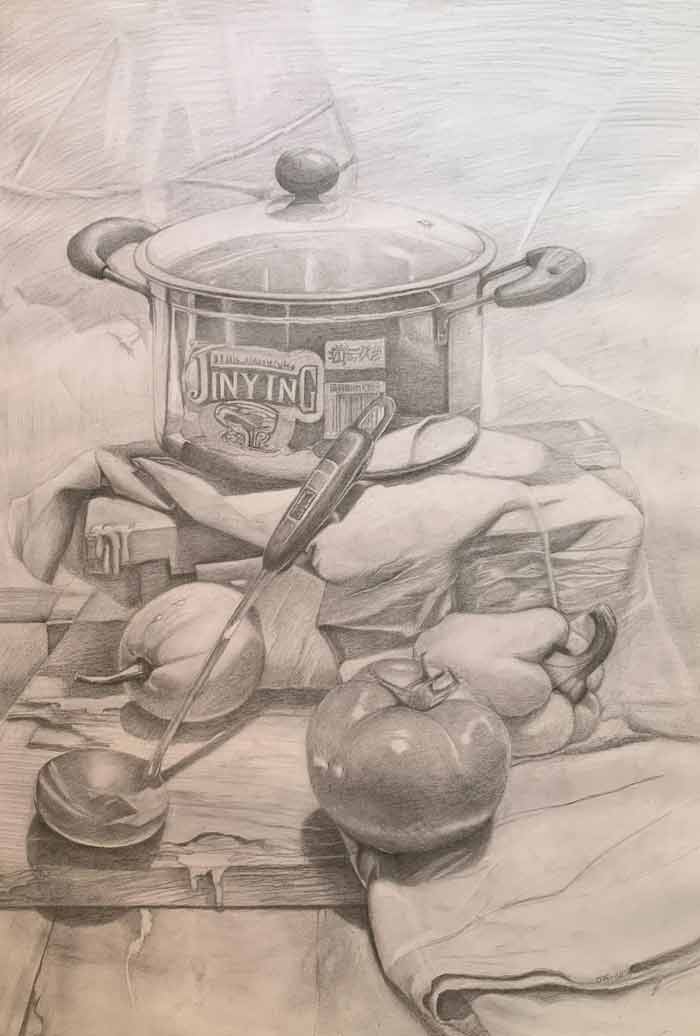 Drawings by Niraj Maharjan