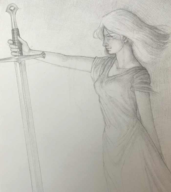 Anatomy drawings by Aisha