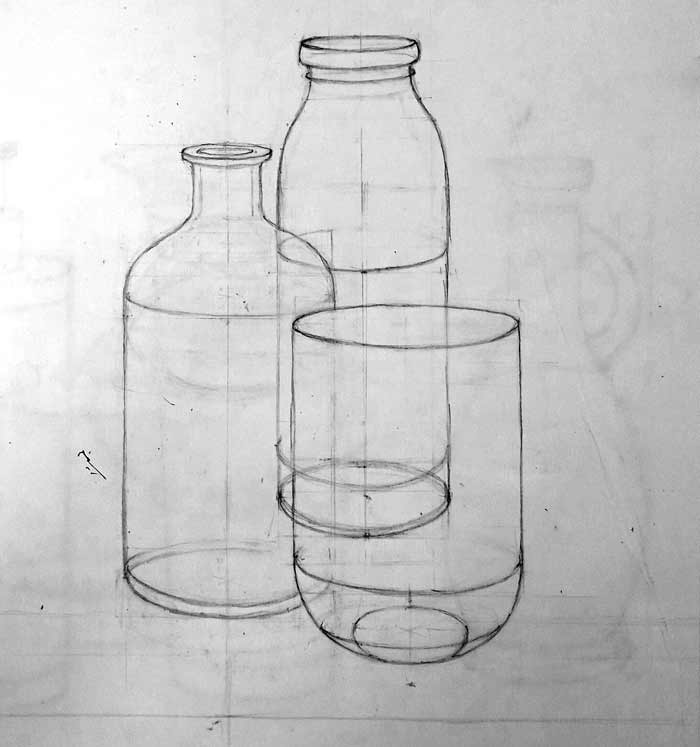 Constructive drawings by Radosveta Zhelyazkova