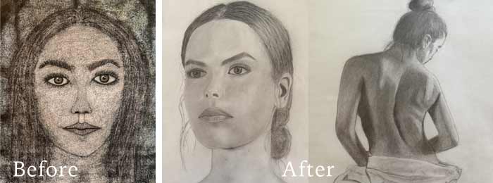 Drawings by Spencer Moss