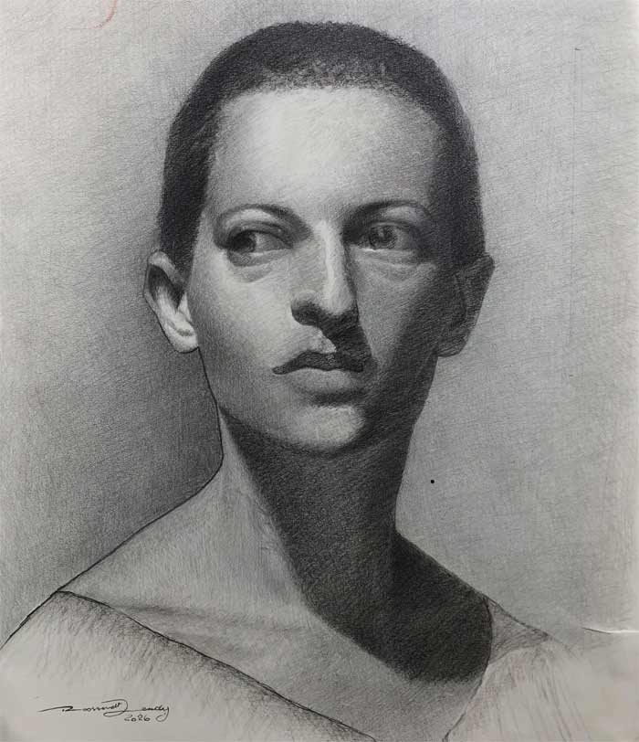 Portrait drawings by Roossevelt