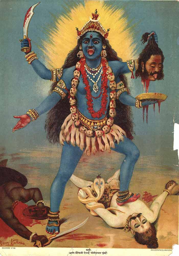 Kali by Raja Ravi Varma