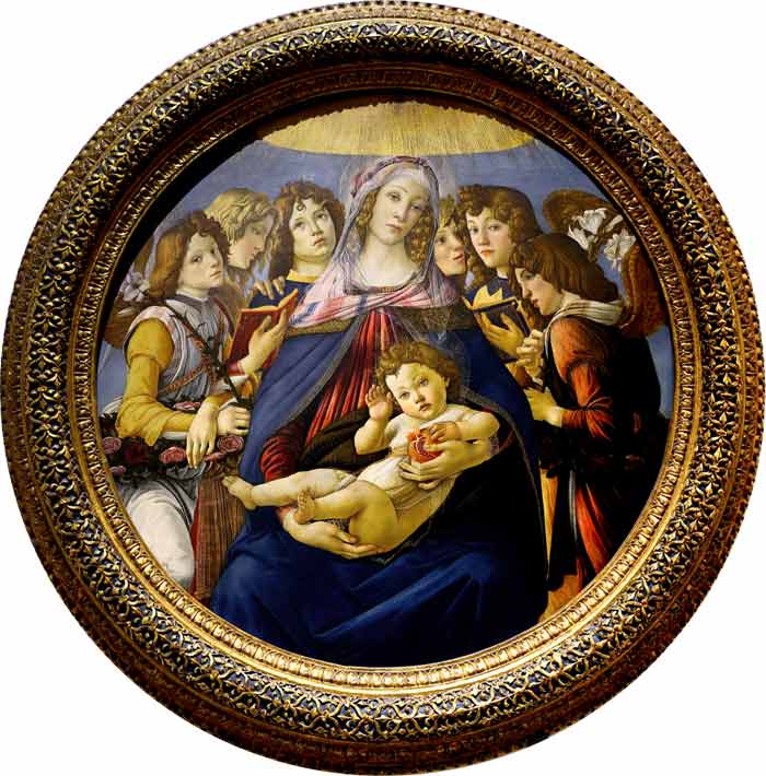 Madonna of the Pomegranate by Sandro Botticelli