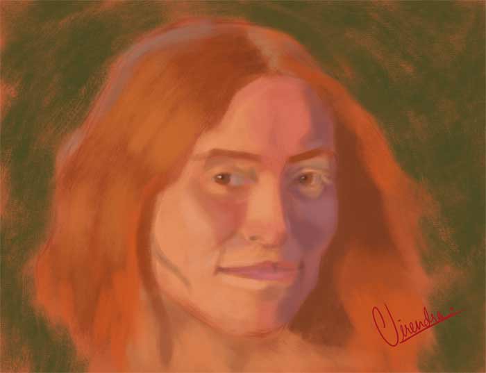 Portrait artwork by Blithe