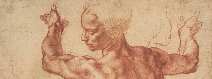 Drawing in Red Chalk