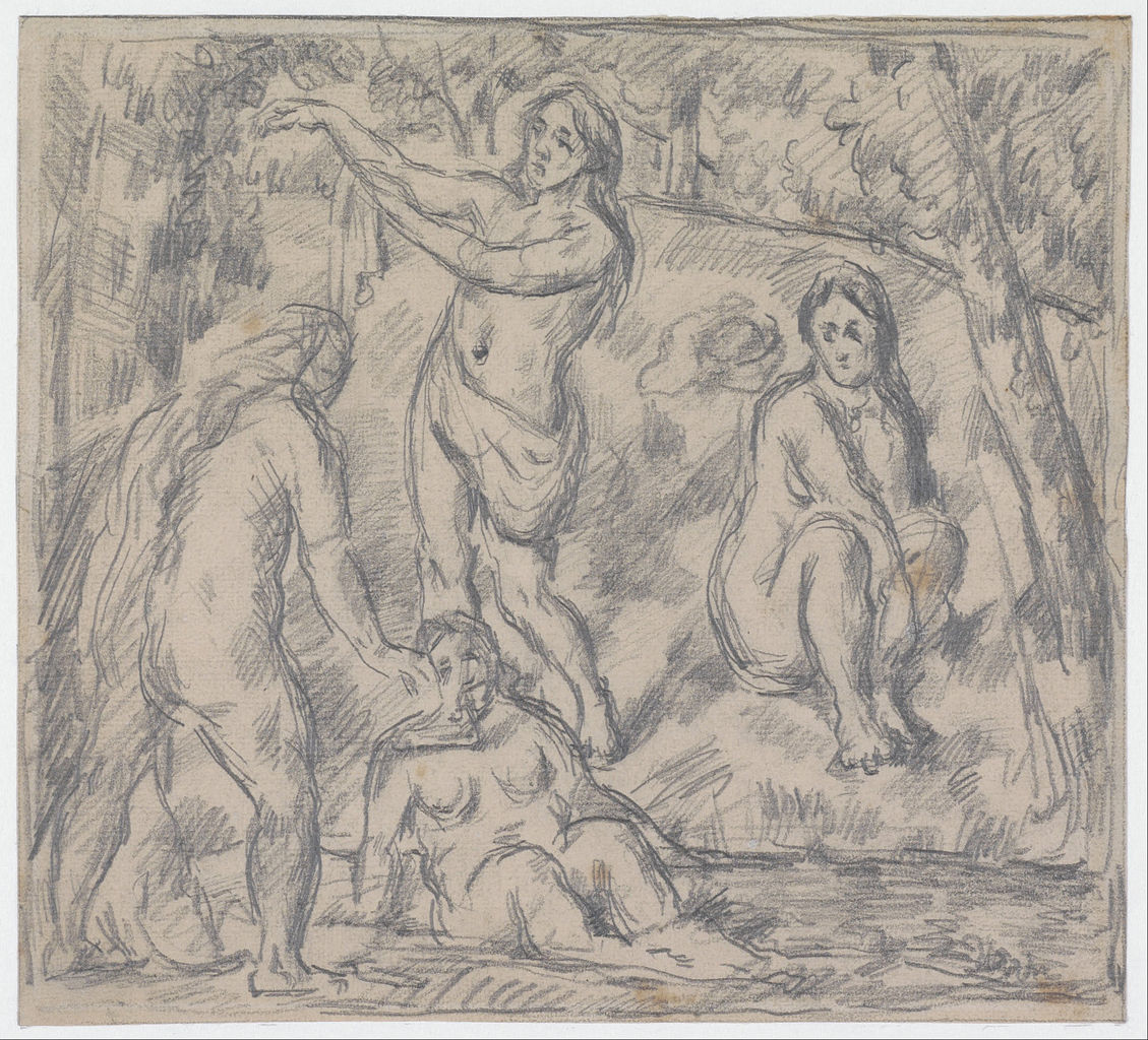 Paul Cézanne - Study of Four Women Bathing